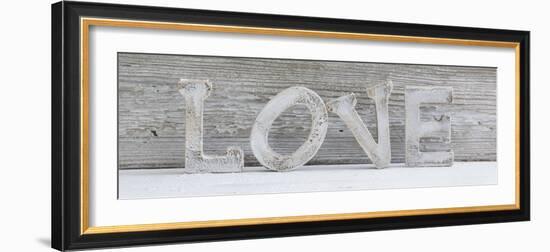 Wooden Letters 'Love'-Uwe Merkel-Framed Photographic Print