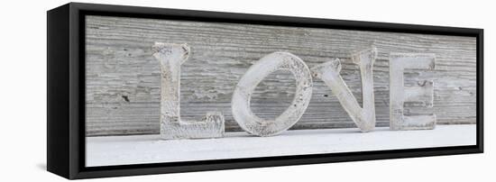 Wooden Letters 'Love'-Uwe Merkel-Framed Premier Image Canvas