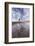 Wooden Lighthouse on Burnham Beach at Low Tide, Burnham-On-Sea, Somerset, England. Winter-Adam Burton-Framed Photographic Print