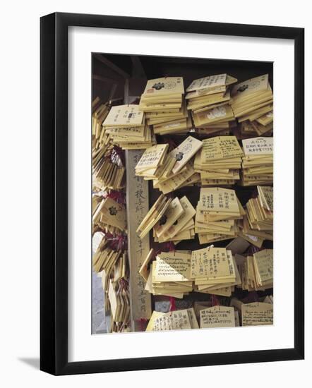 Wooden Offerings, Okinawa, Japan-null-Framed Photographic Print