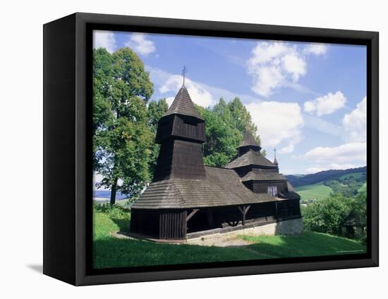 Wooden Orthodox 18th Century Church of St. Cosmas and St. Damian Dating from 1709-Richard Nebesky-Framed Premier Image Canvas