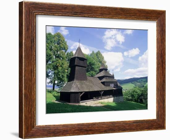 Wooden Orthodox 18th Century Church of St. Cosmas and St. Damian Dating from 1709-Richard Nebesky-Framed Photographic Print