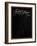 Wooden Picture Frame Chalkboard Blackboard Used as Today's Menu-MarjanCermelj-Framed Art Print