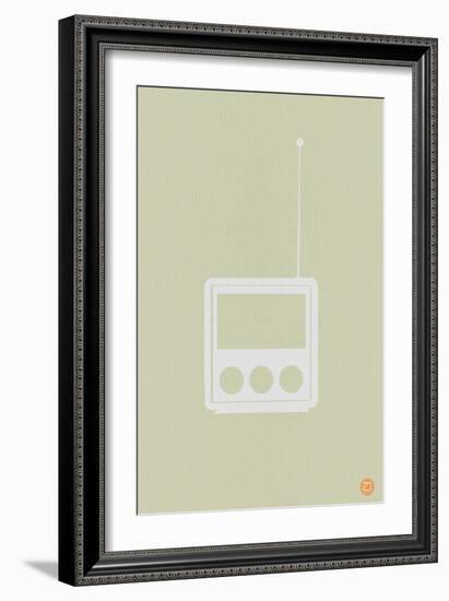 Wooden Radio-NaxArt-Framed Art Print