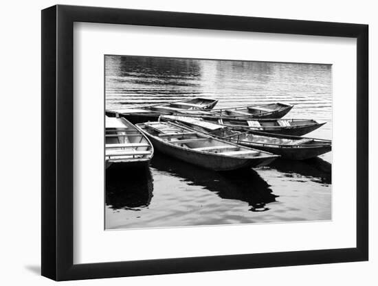 Wooden  Row Boats-mpalis-Framed Photographic Print