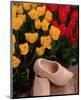 Wooden Shoe Tulips-Ike Leahy-Mounted Photo