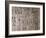 Wooden Wall, Names, Initials, Incised-Thonig-Framed Photographic Print