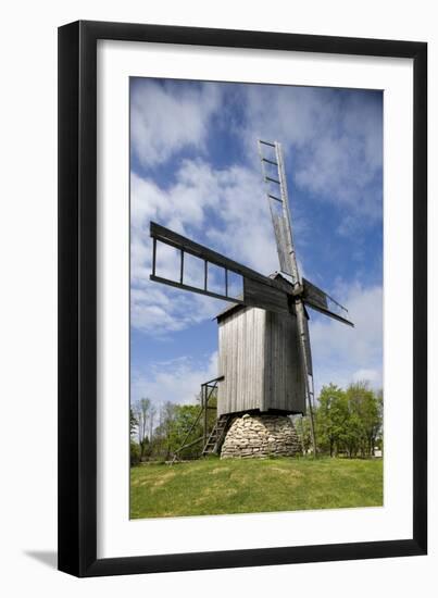 Wooden Windmill-null-Framed Photographic Print