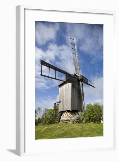 Wooden Windmill-null-Framed Photographic Print