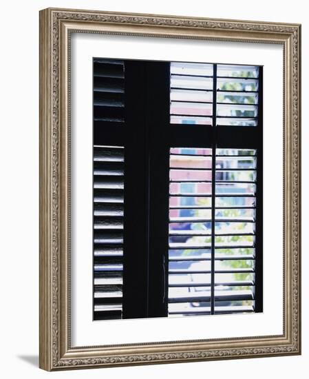 Wooden Window Shutters-null-Framed Photographic Print