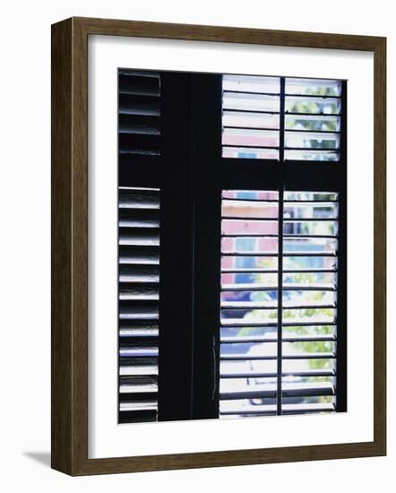 Wooden Window Shutters-null-Framed Photographic Print