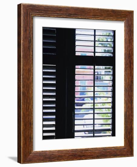 Wooden Window Shutters-null-Framed Photographic Print