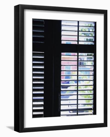 Wooden Window Shutters-null-Framed Photographic Print