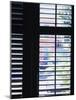 Wooden Window Shutters-null-Mounted Photographic Print