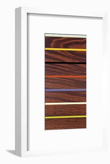 Woodgrain and Stripe-Dan Bleier-Framed Giclee Print