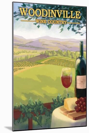 Woodinville, Washington Wine Country-Lantern Press-Mounted Art Print