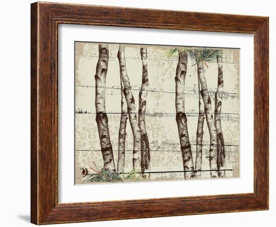 Woodland Birch-The Saturday Evening Post-Framed Giclee Print