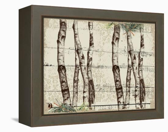 Woodland Birch-The Saturday Evening Post-Framed Premier Image Canvas