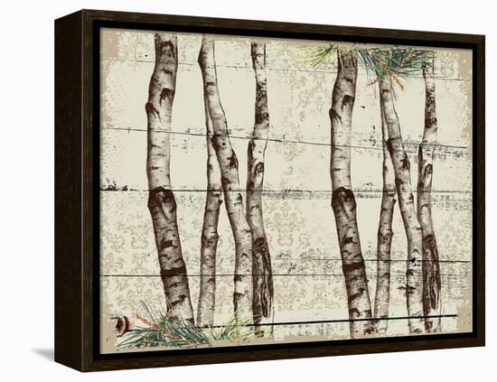 Woodland Birch-The Saturday Evening Post-Framed Premier Image Canvas