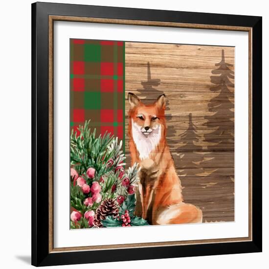 Woodland Christmas Square 3-Kim Allen-Framed Art Print