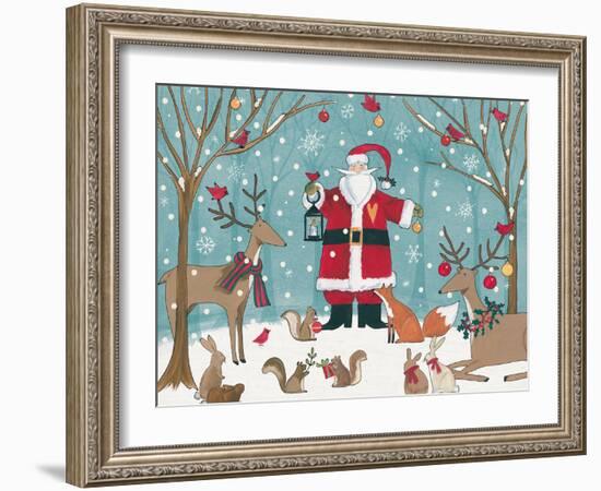 Woodland Christmas VI-Anne Tavoletti-Framed Art Print