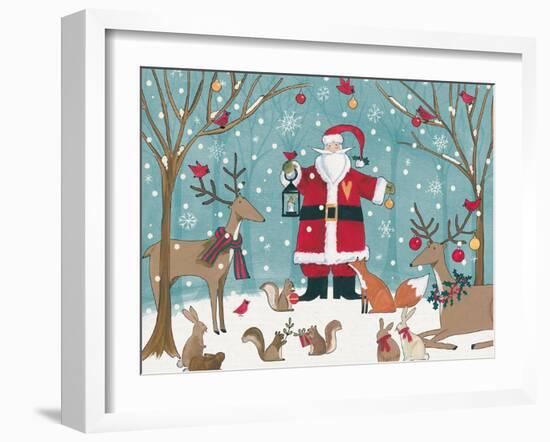 Woodland Christmas VI-Anne Tavoletti-Framed Art Print