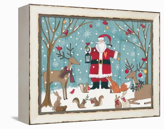 Woodland Christmas VI-Anne Tavoletti-Framed Stretched Canvas