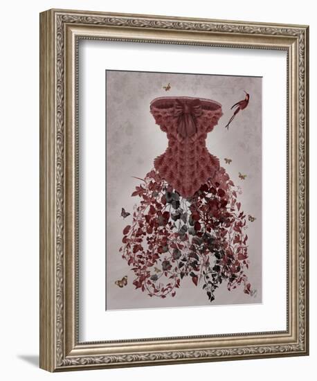 Woodland Corset-Fab Funky-Framed Art Print