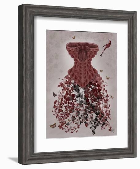 Woodland Corset-Fab Funky-Framed Art Print