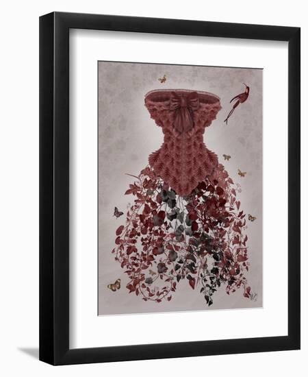 Woodland Corset-Fab Funky-Framed Art Print