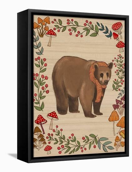 Woodland Creatures III-Regina Moore-Framed Stretched Canvas