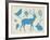 Woodland Creatures IV-Clara Wells-Framed Giclee Print