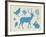 Woodland Creatures IV-Clara Wells-Framed Giclee Print