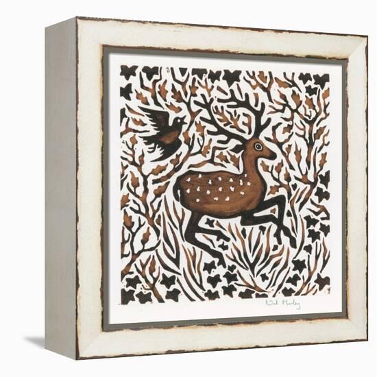 Woodland Deer, 2000-Nat Morley-Framed Premier Image Canvas