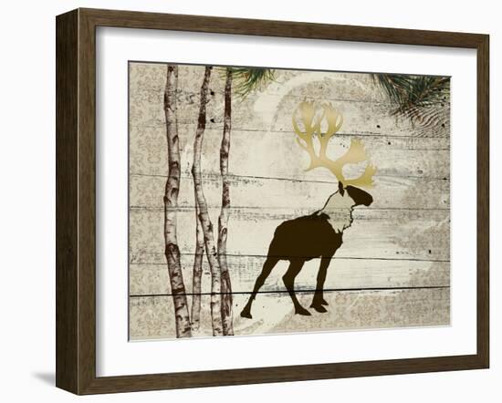 Woodland  Elk-null-Framed Giclee Print