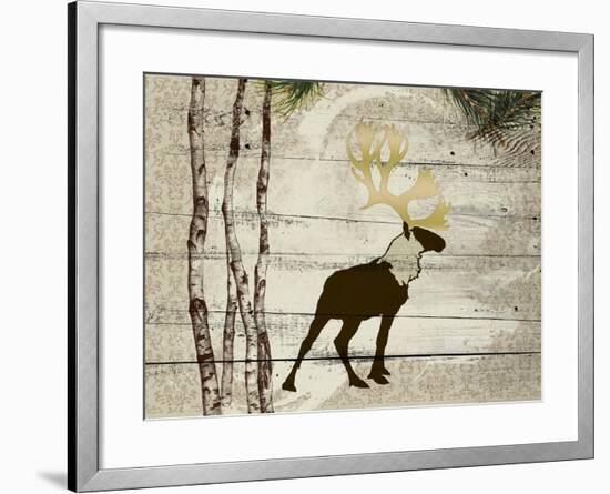 Woodland  Elk-null-Framed Giclee Print