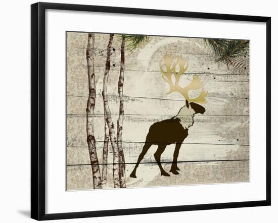 Woodland  Elk-null-Framed Giclee Print