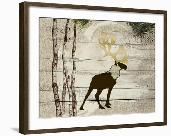 Woodland  Elk-null-Framed Giclee Print