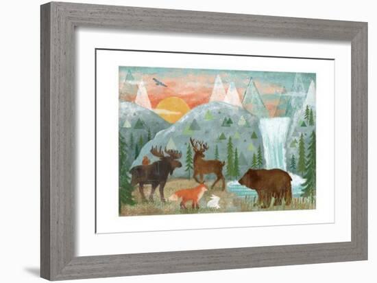 Woodland Forest I-Veronique Charron-Framed Art Print