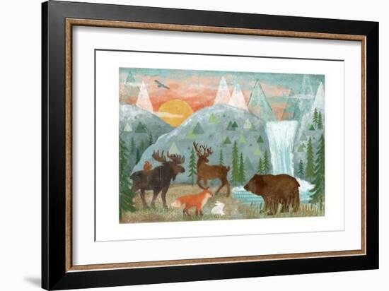 Woodland Forest I-Veronique Charron-Framed Art Print