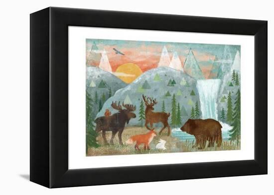Woodland Forest I-Veronique Charron-Framed Stretched Canvas