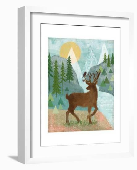 Woodland Forest II-Veronique Charron-Framed Art Print