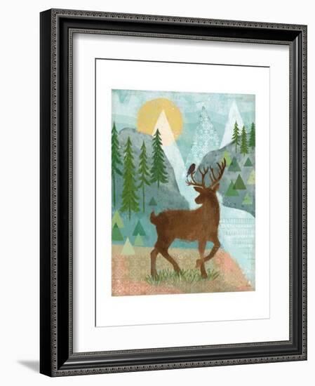 Woodland Forest II-Veronique Charron-Framed Art Print