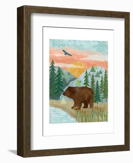 Woodland Forest III-Veronique Charron-Framed Premium Giclee Print