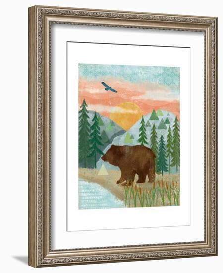 Woodland Forest III-Veronique Charron-Framed Art Print