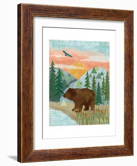 Woodland Forest III-Veronique Charron-Framed Art Print