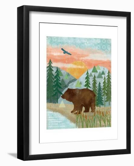 Woodland Forest III-Veronique Charron-Framed Art Print