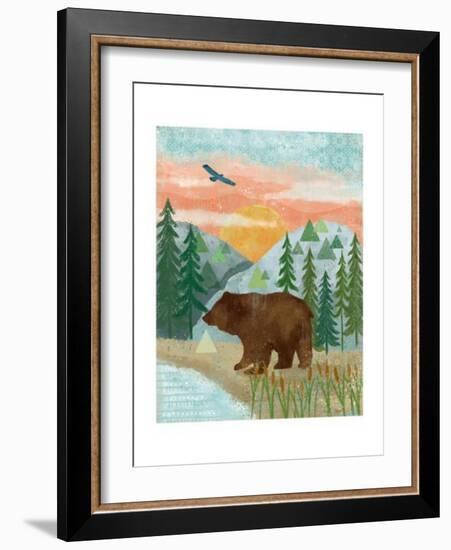 Woodland Forest III-Veronique Charron-Framed Art Print