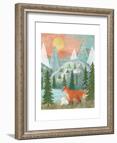 Woodland Forest V-Veronique Charron-Framed Art Print