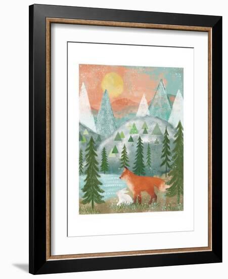 Woodland Forest V-Veronique Charron-Framed Art Print